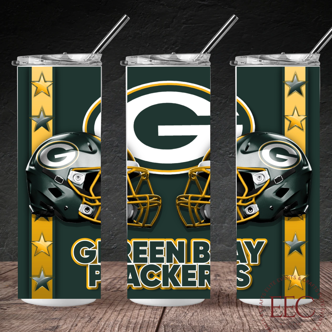 Football Team 20oz Tumbler β Custom Sports Drinkware | Personalized Team Colors & Name | Game Day Football Cup