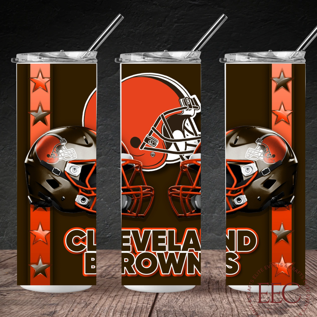 Football Team 20oz Tumbler β Custom Sports Drinkware | Personalized Team Colors & Name | Game Day Football Cup
