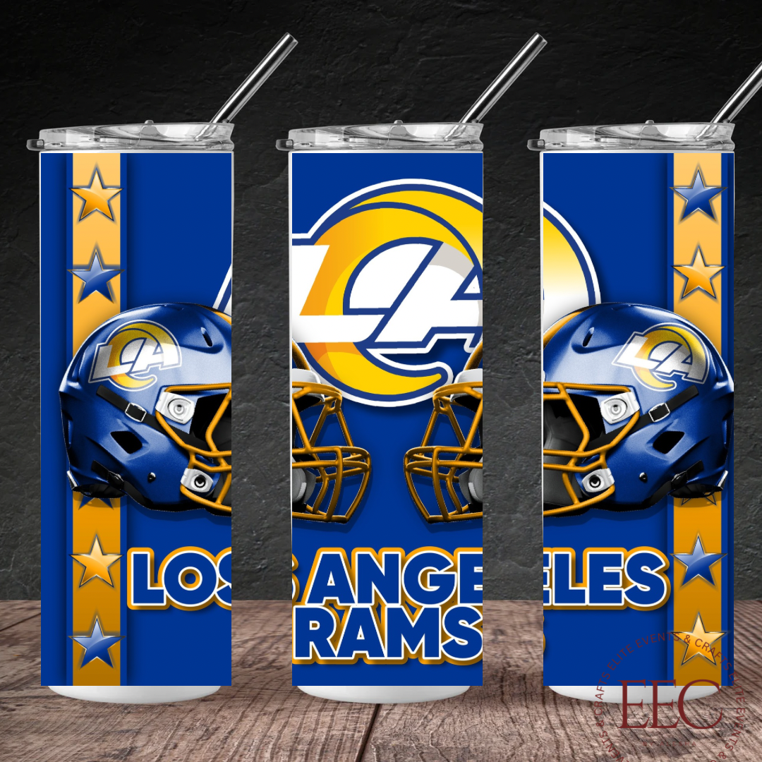 Football Team 20oz Tumbler β Custom Sports Drinkware | Personalized Team Colors & Name | Game Day Football Cup