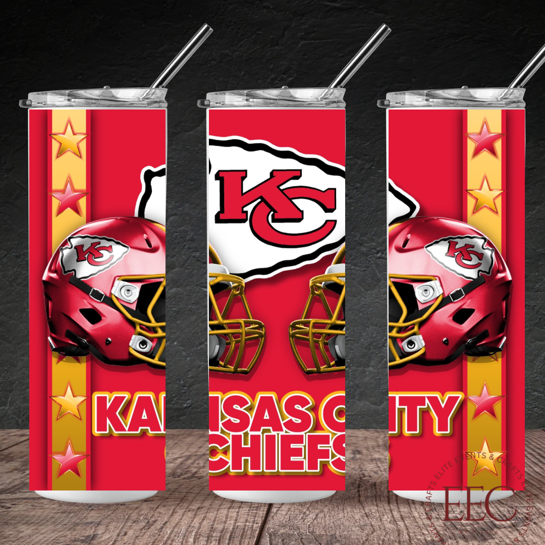 Football Team 20oz Tumbler β Custom Sports Drinkware | Personalized Team Colors & Name | Game Day Football Cup