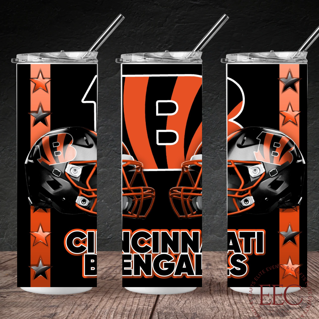 Football Team 20oz Tumbler β Custom Sports Drinkware | Personalized Team Colors & Name | Game Day Football Cup
