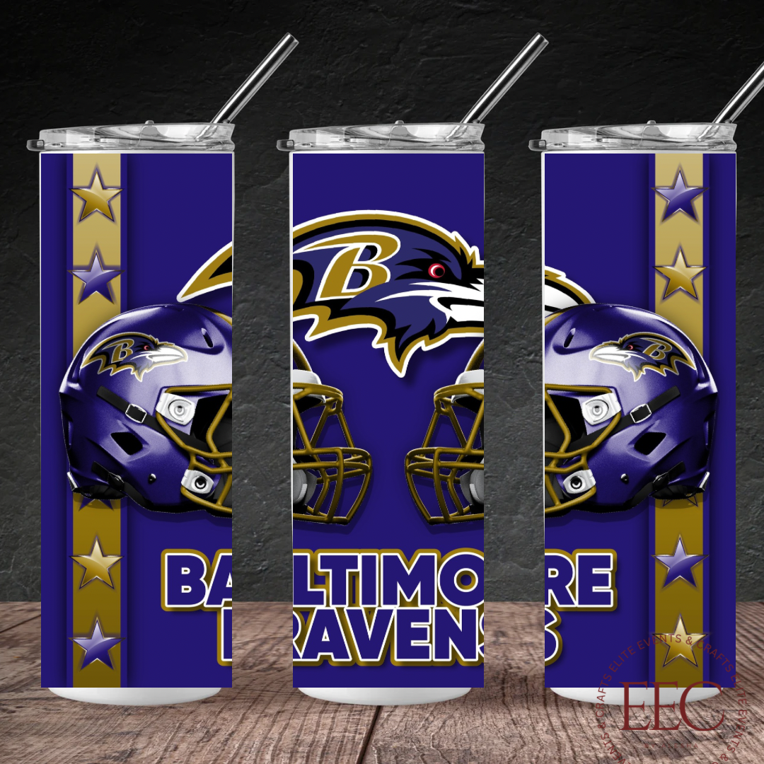 Football Team 20oz Tumbler β Custom Sports Drinkware | Personalized Team Colors & Name | Game Day Football Cup