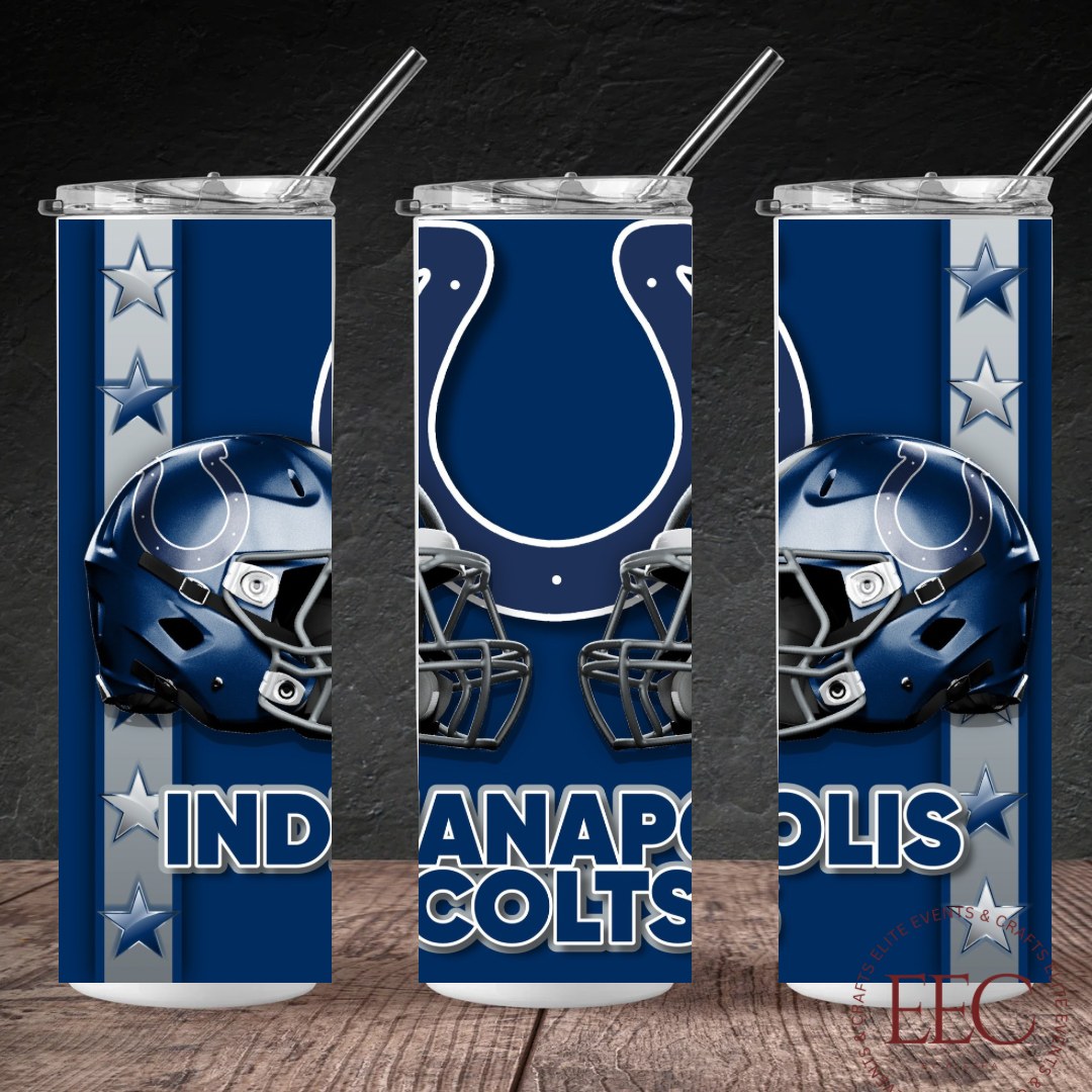 Football Team 20oz Tumbler β Custom Sports Drinkware | Personalized Team Colors & Name | Game Day Football Cup