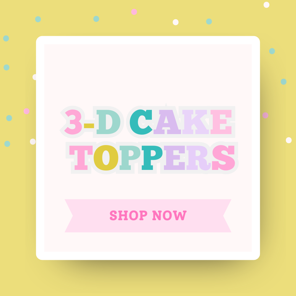 Custom 3D Cake Topper – Personalized Birthday Cake Topper – Name & Age Cake Topper – Party Decoration – Kids Birthday Cake Decor