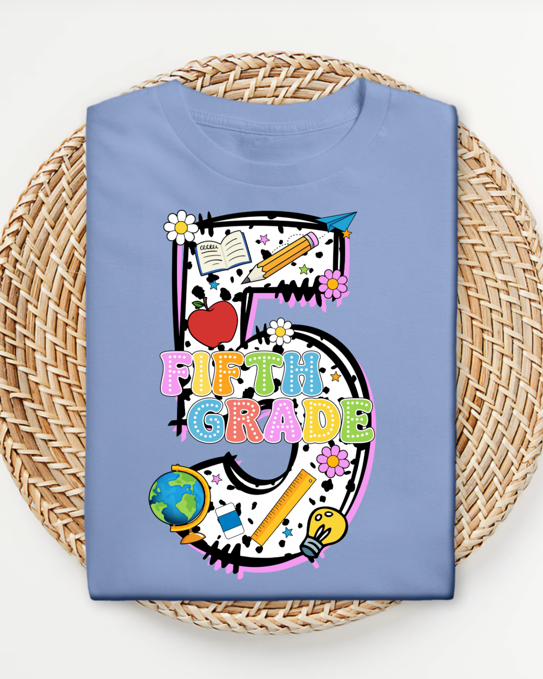 Back to School Grade Shirt, Custom Grade Tee for Kids, First Day of School Shirt, Teacher Approved Outfit, Pre-K to 5th Grade Shirt