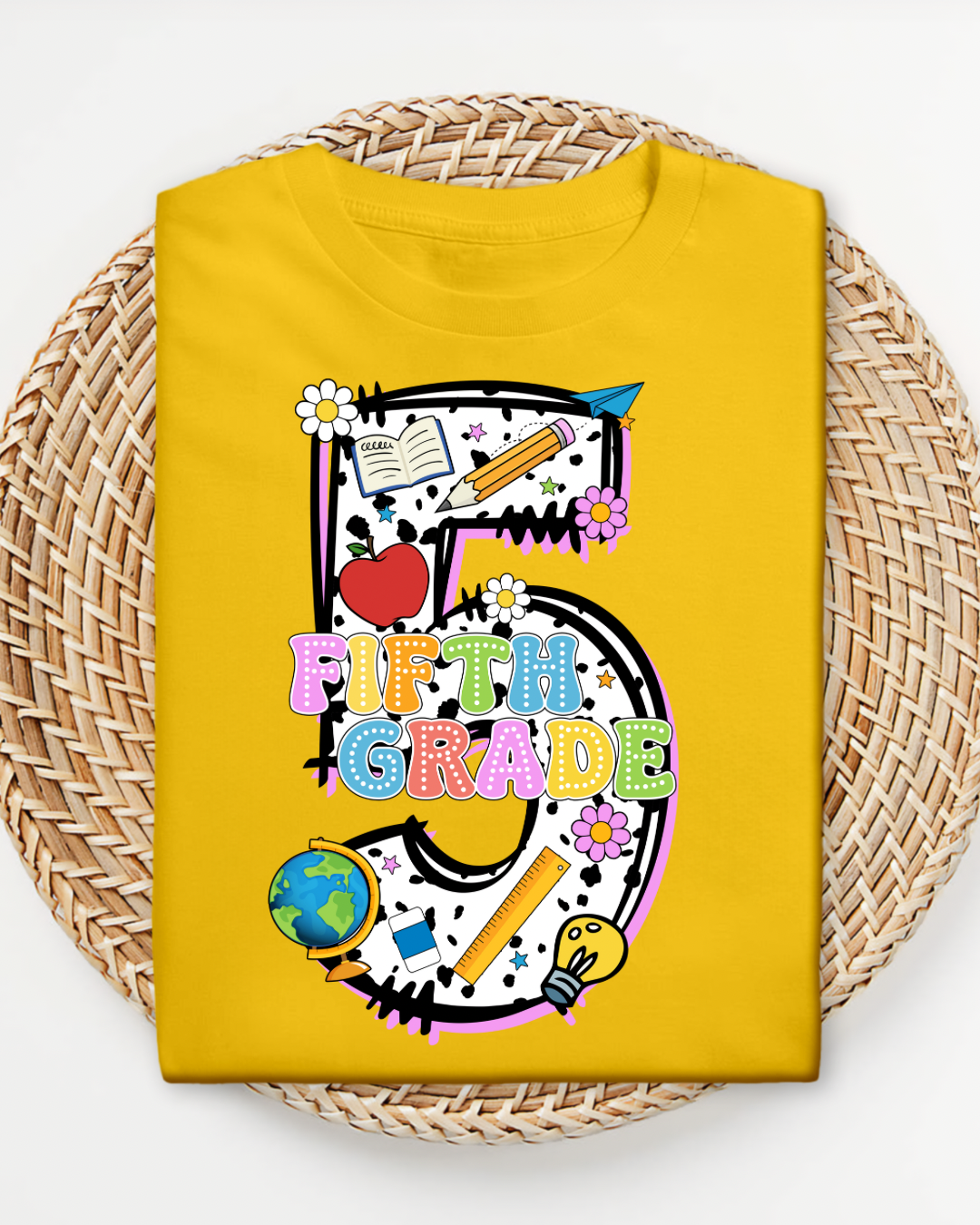 Back to School Grade Shirt, Custom Grade Tee for Kids, First Day of School Shirt, Teacher Approved Outfit, Pre-K to 5th Grade Shirt
