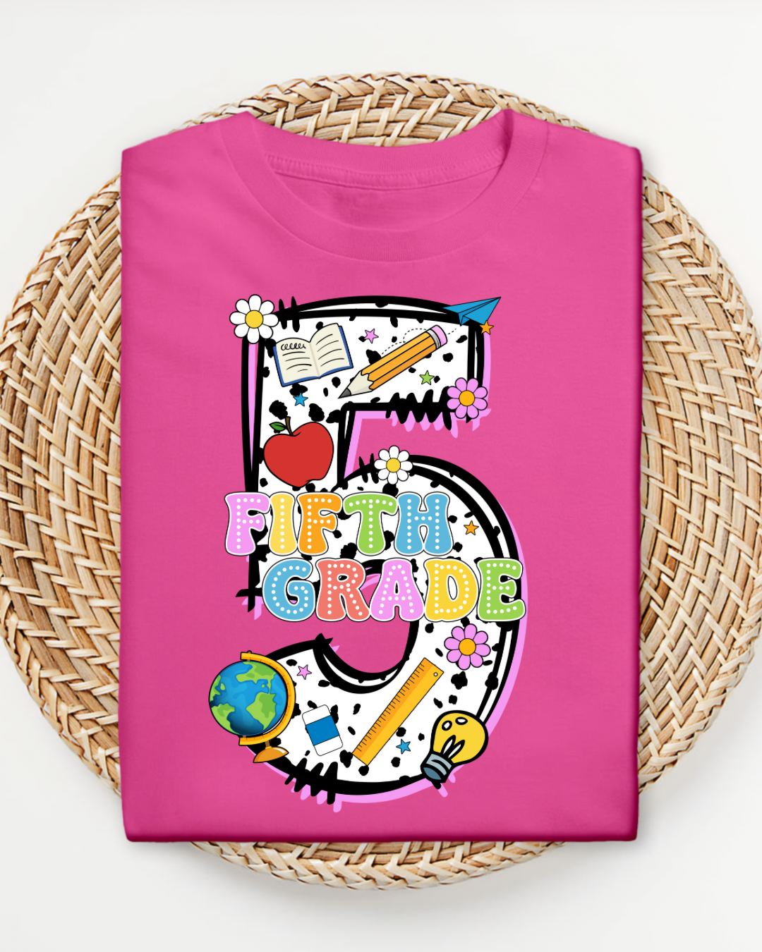 Back to School Grade Shirt, Custom Grade Tee for Kids, First Day of School Shirt, Teacher Approved Outfit, Pre-K to 5th Grade Shirt
