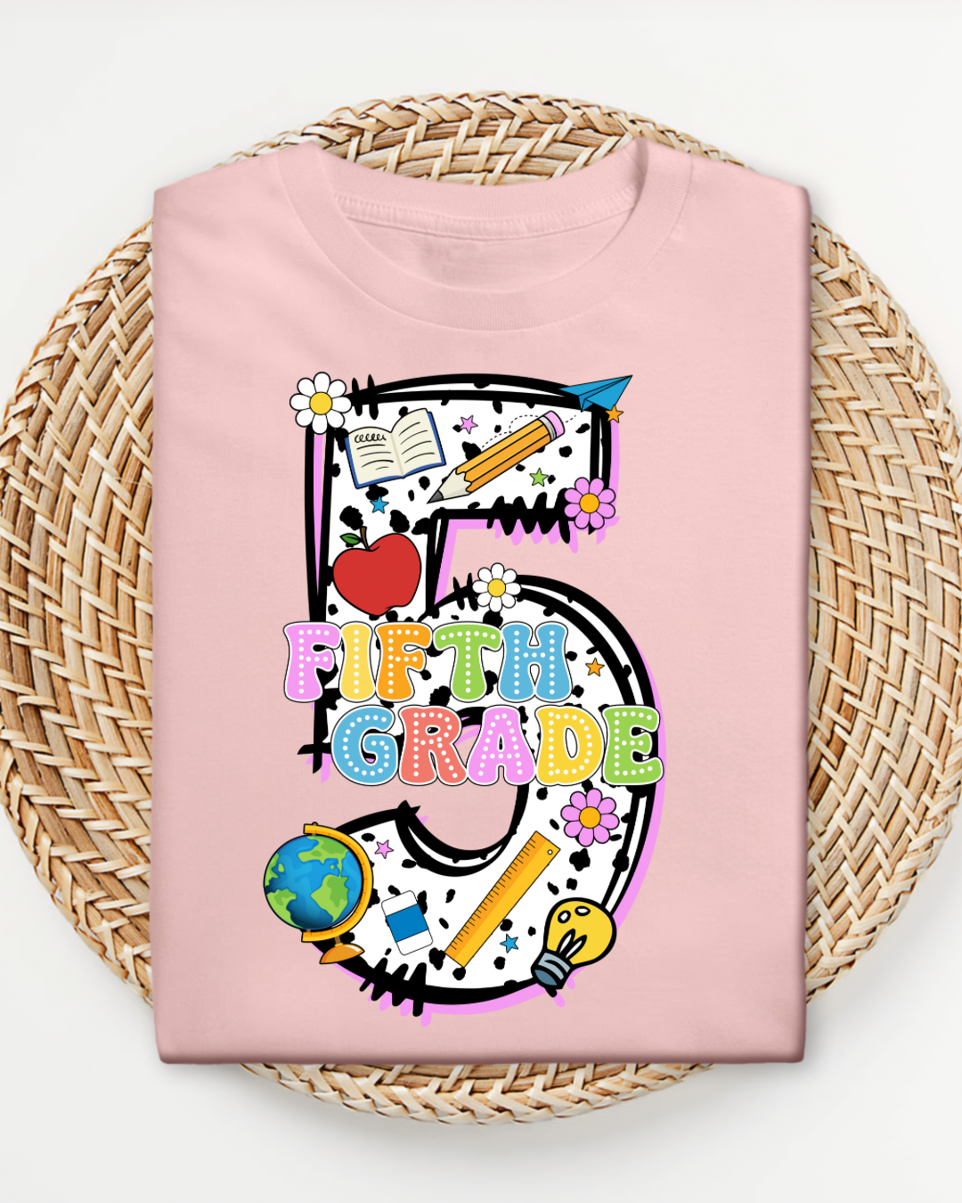 Back to School Grade Shirt, Custom Grade Tee for Kids, First Day of School Shirt, Teacher Approved Outfit, Pre-K to 5th Grade Shirt