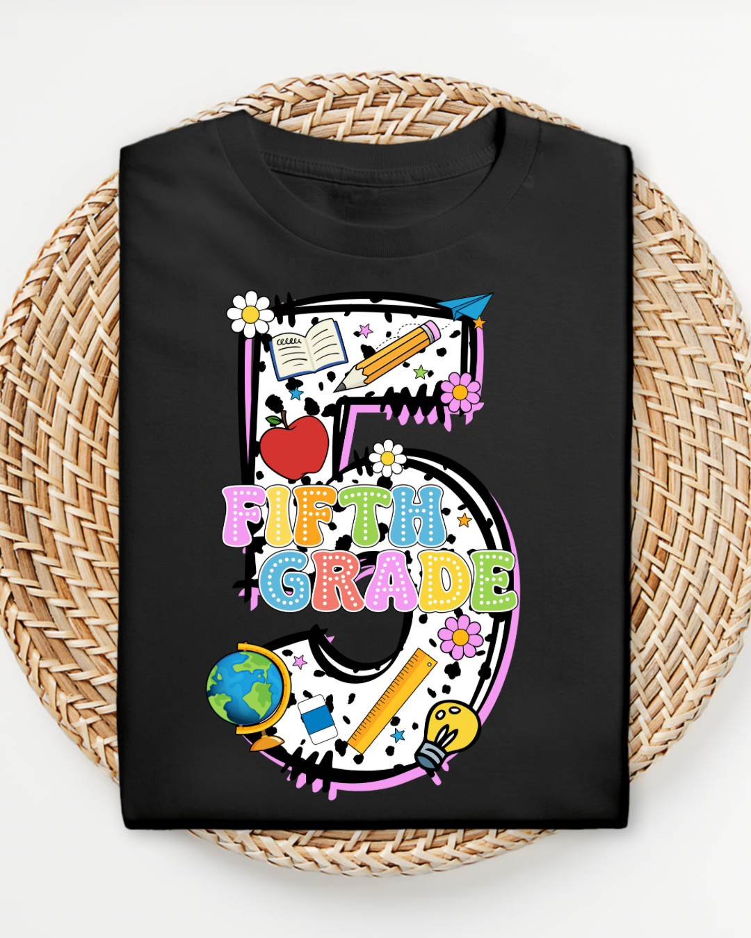 Back to School Grade Shirt, Custom Grade Tee for Kids, First Day of School Shirt, Teacher Approved Outfit, Pre-K to 5th Grade Shirt