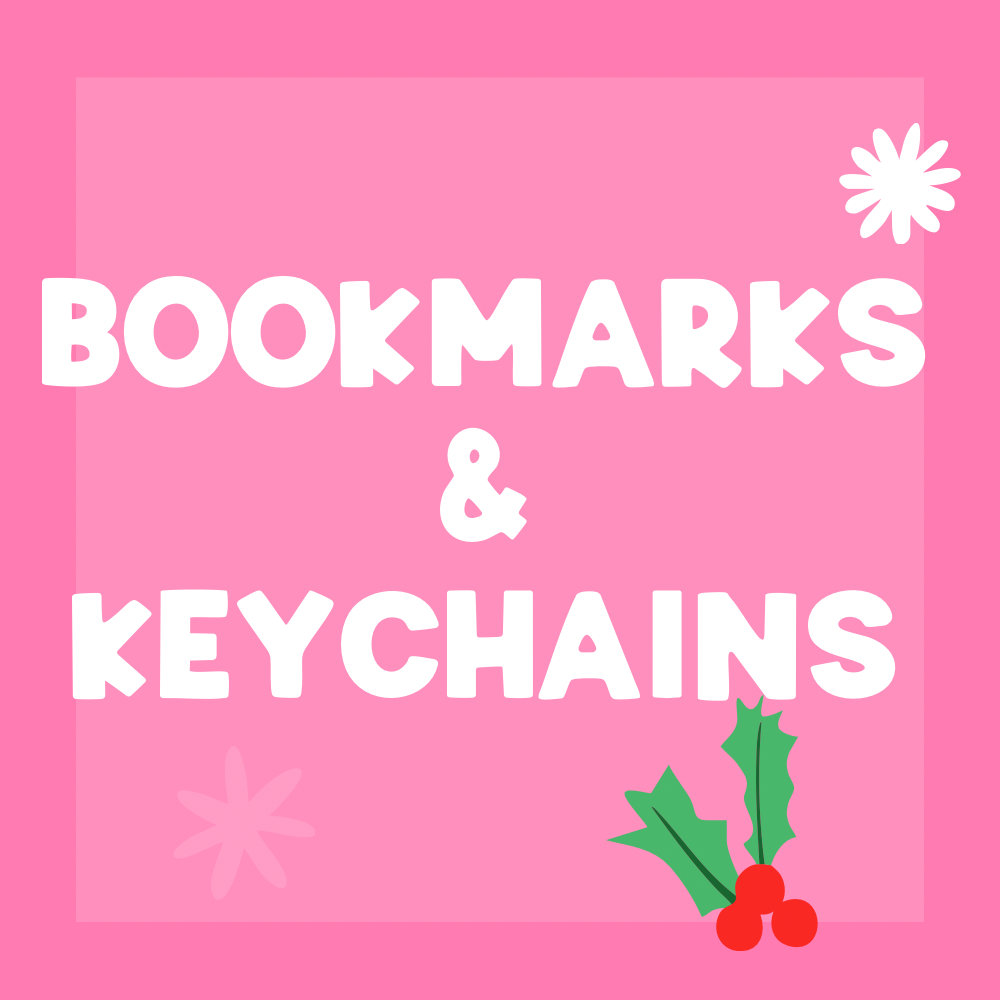 Christmas Bookmarks and Keychains