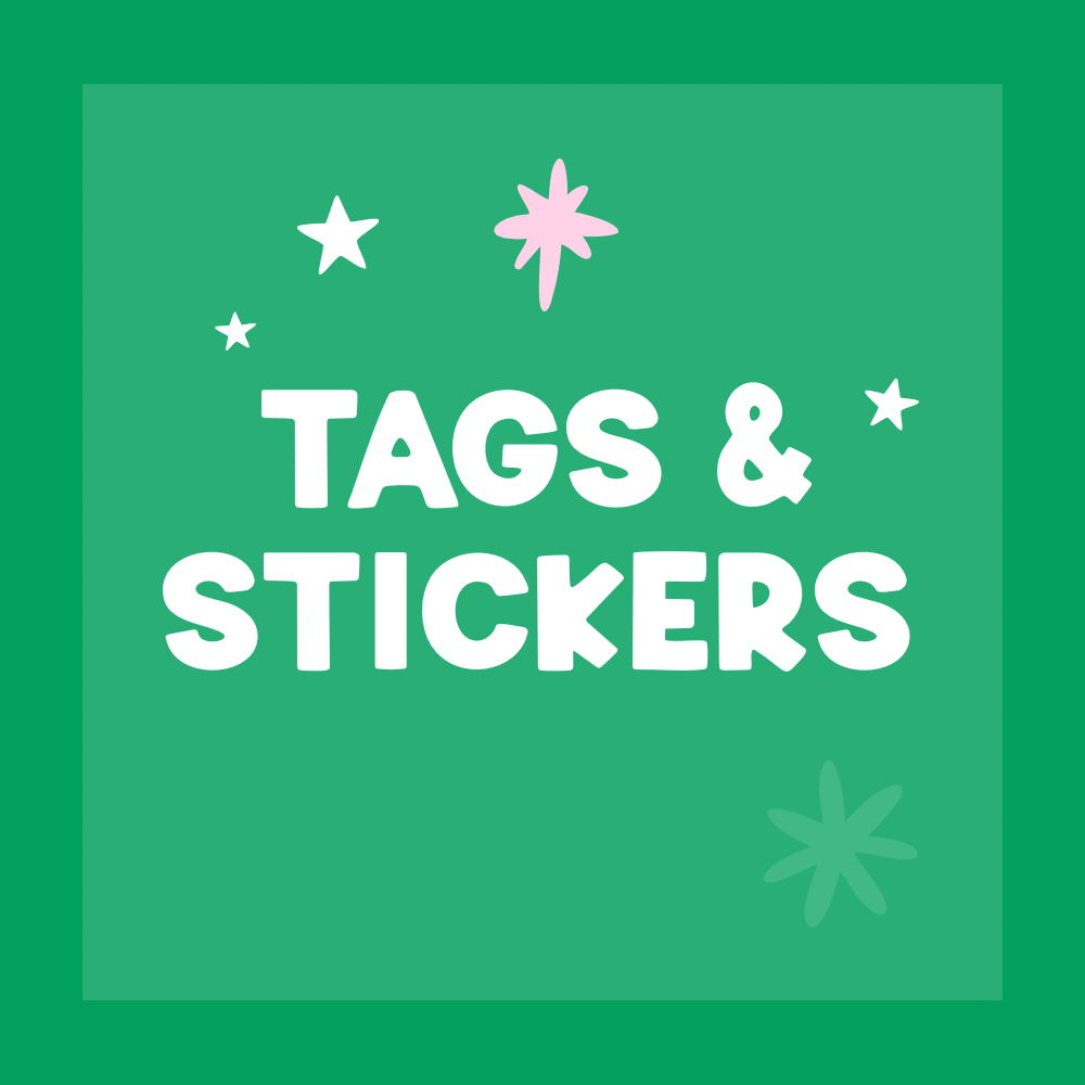 christmas tags and stickers