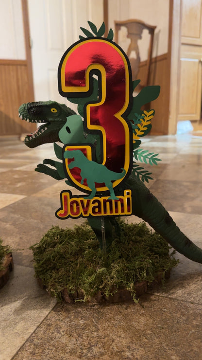 Custom Party Centerpiece – Personalized Table Decoration – 1 Count – Birthday or Event Decor – Themed Handmade Centerpiece
