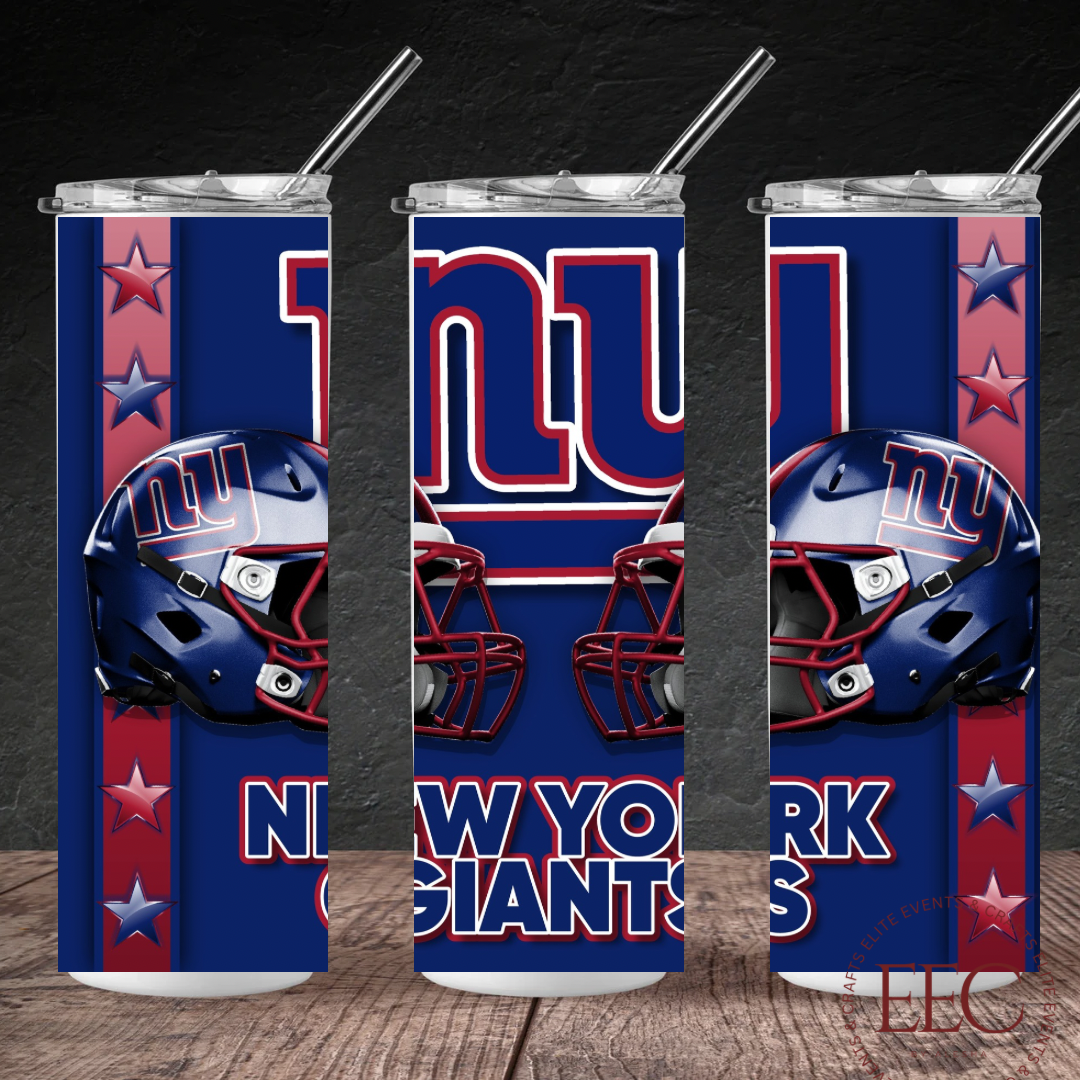 Football Team 20oz Tumbler – Custom Sports Drinkware | Personalized Team Colors & Name | Game Day Football Cup