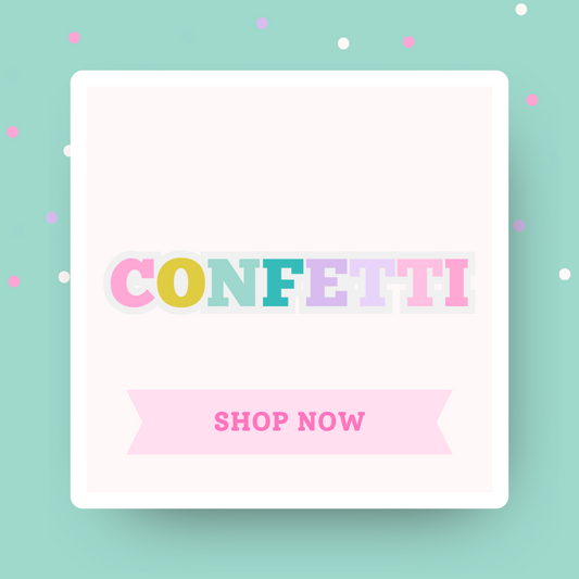 Party Confetti – Custom Color Confetti Pieces – 1 Bag of 50 – Table Scatter Decor – Birthday or Event Decoration