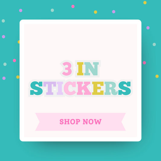 Custom 3-Inch Stickers (Set of 12) – Personalized Labels for Party Favors, Gifts & Packaging | Birthday & Event Stickers