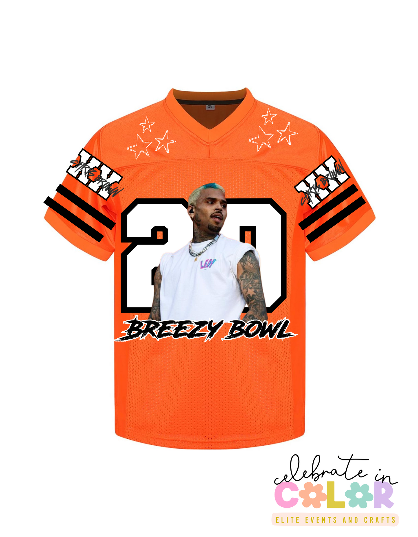 CB Jersey Shirt, Chris-Inspired Football Tee, Red & White Game Day Shirt, Concert Outfit, Custom Music Fan Jersey Top