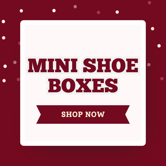 Mini Shoes Boxes (12 count)