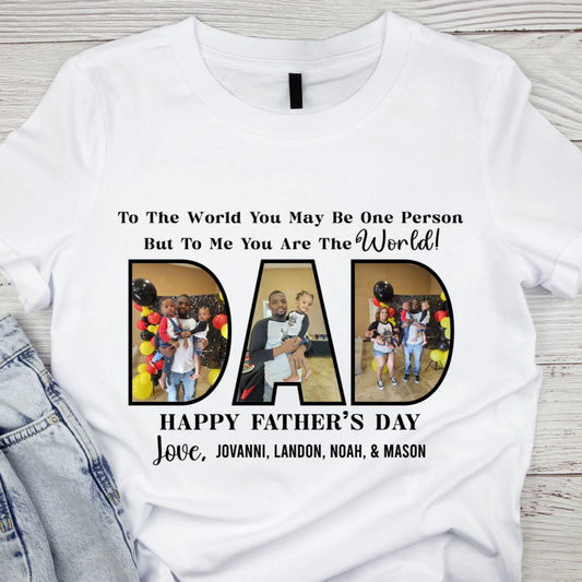 World’s Best Dad Photo Tee